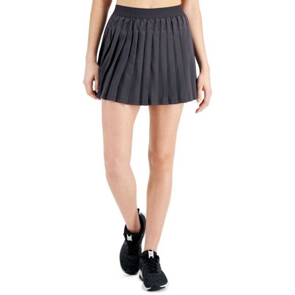 Id Ideology Women's Active Solid Pleated skirt, short Skort - Picture 5 of 11